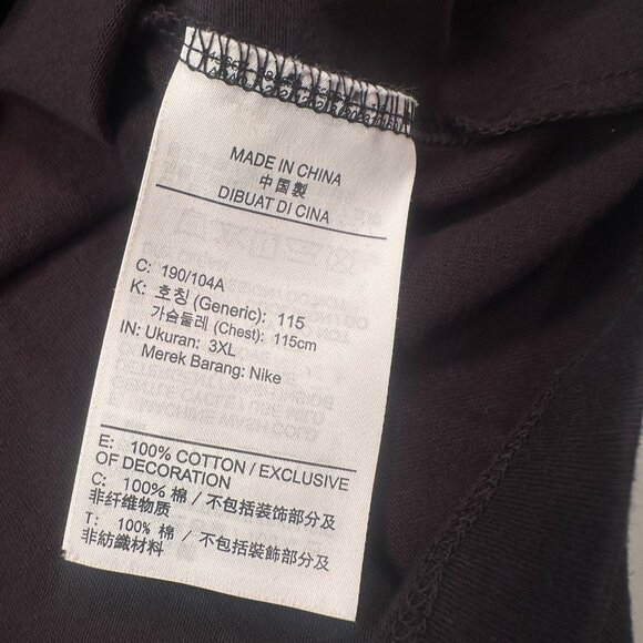 Nike Tee Japan Mens Graphic T Shirt Swoosh Embroidered Short Sleeve Crewneck - Picture 7 of 14